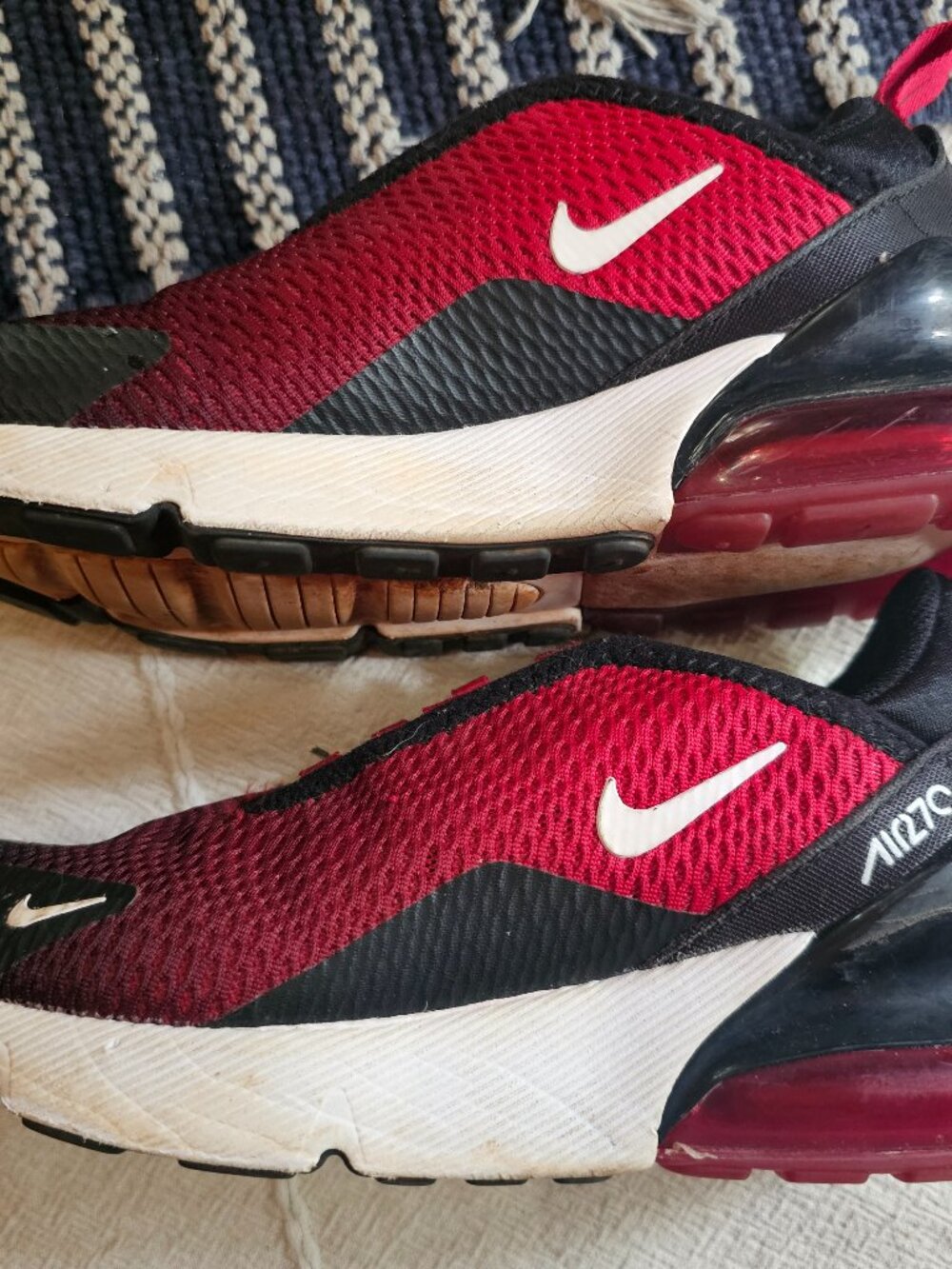 RED/BLACK NIKES